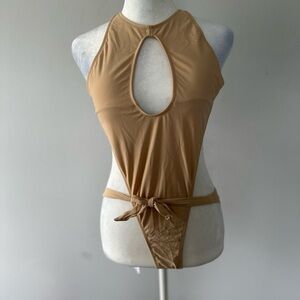 SEXYYY 1pc swimsuit brown M **never worn**